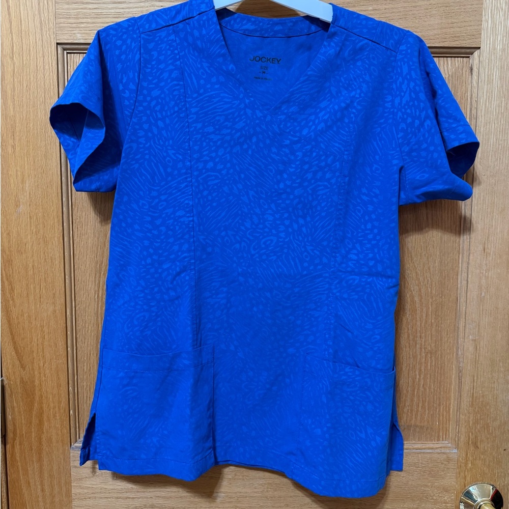 Jockey Royal Blue Scrub Top - women’s size M but fits up to Size 6